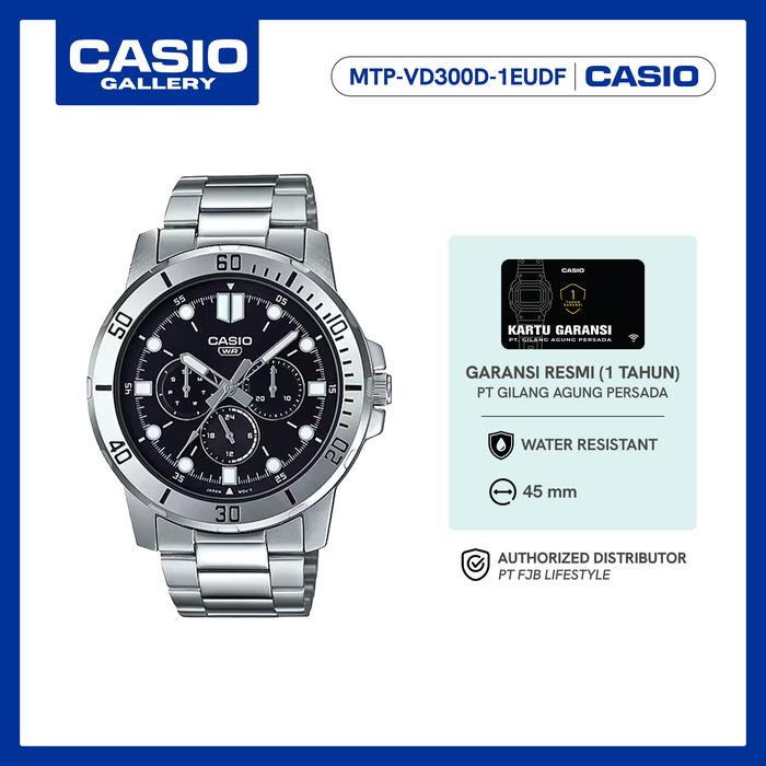 Gambar Casio Jam Tangan Analog Pria MTP-VD300D-1EUDF dari Casio Gallery Indonesia undefined Tokopedia