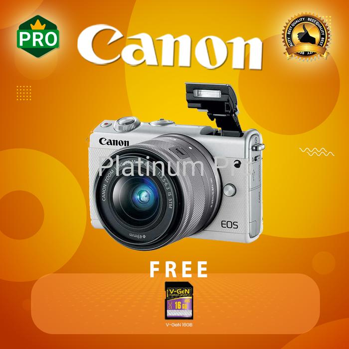 Jual Canon EOS M100 kit EF 15-45mm IS STM Kota Administrasi