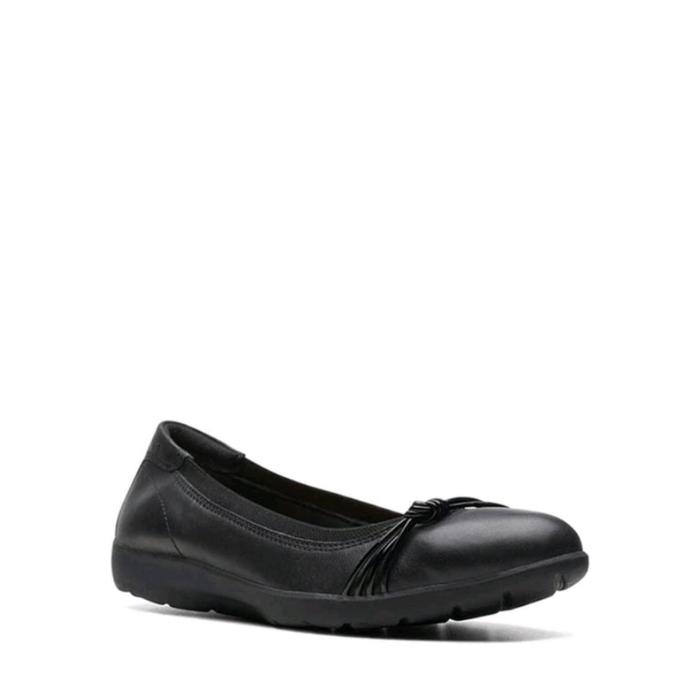 Ballet Pumps Clarks Ladies Flat Black Shoes Ballet Shoes Clarks