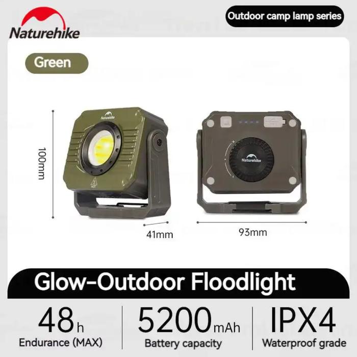 Gambar NATUREHIKE Camping LAMP 3 Gear Lampu Sorot Tenda Outdoor - Hijau dari Warren Outdoor Shop undefined Tokopedia