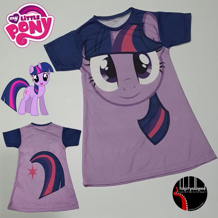 Promo Baju FULLPRINT Dress Kostum Anak Dewasa My Little Pony
