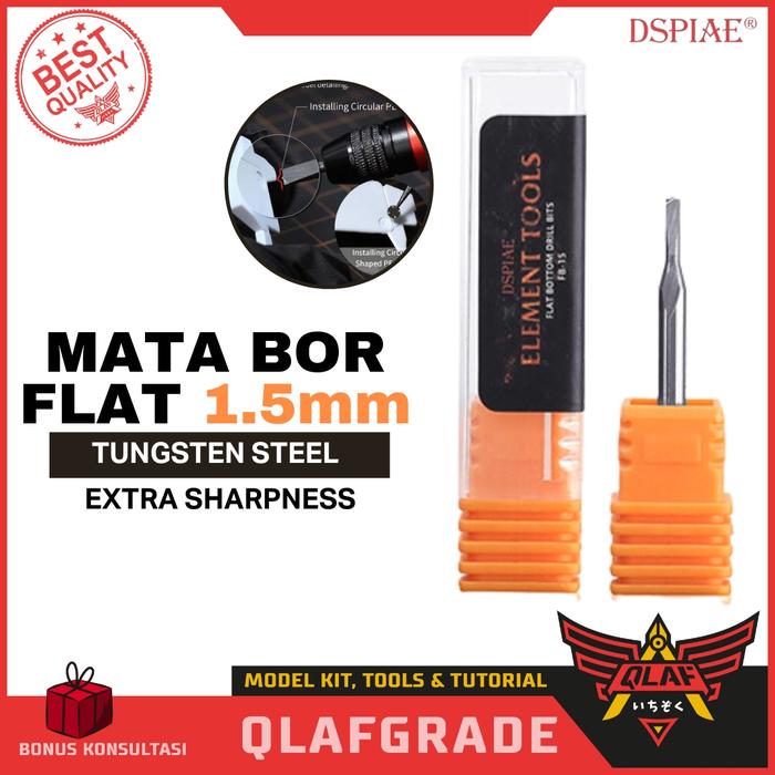 Gambar Bor Flat Core Spin Tungsten DSPIAE Core Drill FB- - 1.5 dari Wahkhilaf undefined Tokopedia
