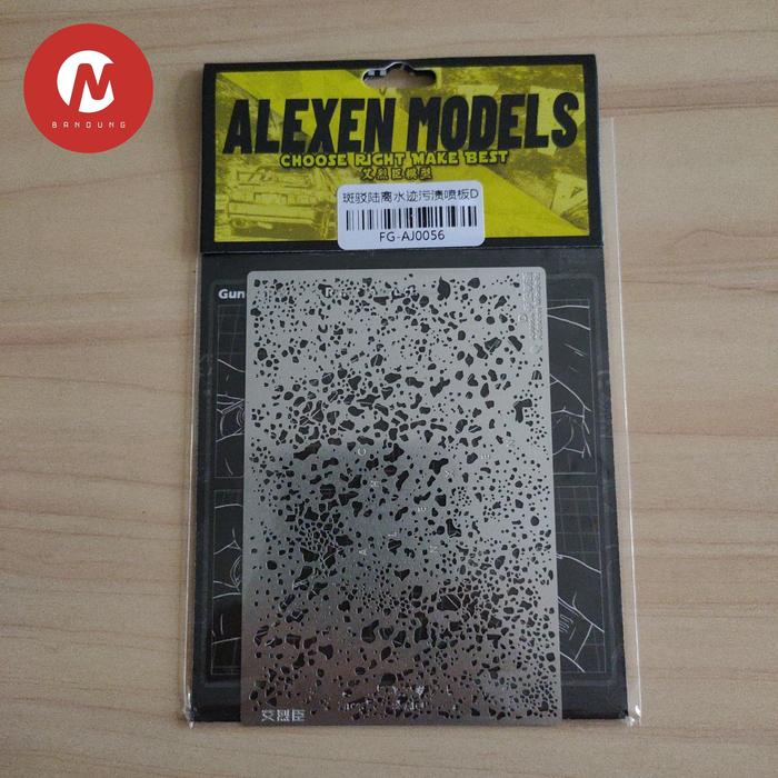 Gambar ALEXEN AJ0056 Motley & Stains Airbrush Stencil For Aging Type D - Military Tank Pesawat Modelkit dari mechaniSTORE Bandung undefined Tokopedia