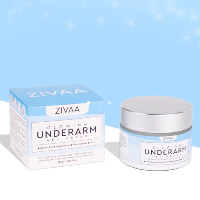 Gambar Zivaa Glowing Underarm Gel Cream - Cream pencerah Ketiak 50gr dari vandevan undefined Tokopedia