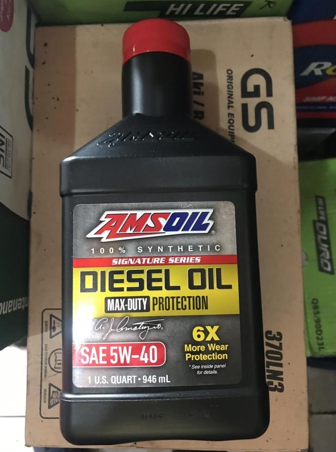 Gambar Ready || Amsoil Max Duty Diesel 5W-40 Signature Series Asli Dan dari Ghalii undefined Tokopedia