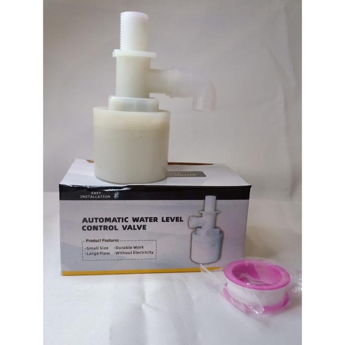 Gambar Kran Pelampung air Otomatis Pelampung Toren kran otomatis horizontal dan vertikal - PL - Atas, 1/2 dari Happycollection28 undefined Tokopedia