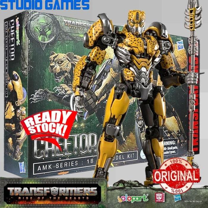 Gambar YOLOPARK AMK Transformers ROTB Plamo - Cheetor - Rhinox - Scourge Plastic Model Kit - CHEETOR dari Studio Hobby undefined Tokopedia