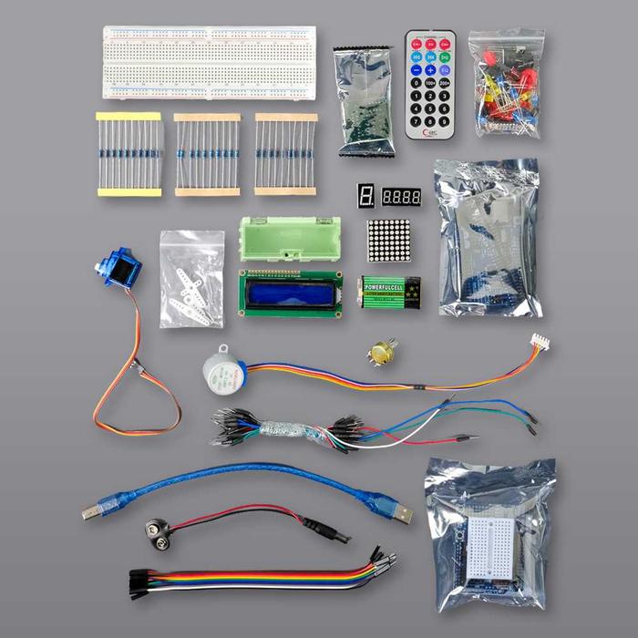 Gambar 1 Set Arduino uno r3 advance kit paket komplit software coding dari Jevan Rafael Shop undefined Tokopedia