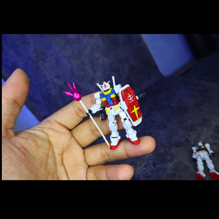 Gambar aksesoris rx 78-2 gundam skala 1:333 versi threekey studio (painted) - beam javelin dari threekey studio undefined Tokopedia
