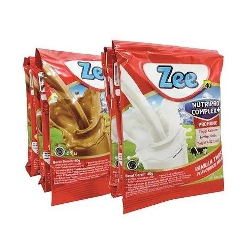 Gambar Zee Susu Bubuk Coklat dan Vanila sachet renceng (10pcs x 40gr) dari maheer undefined Tokopedia