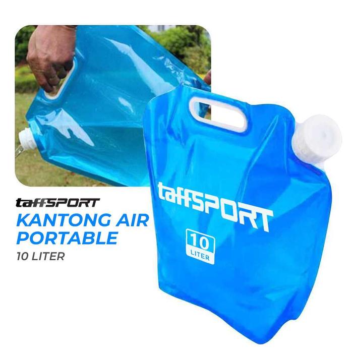Gambar Kantong Wadah Air Portable Outdoor Camping Travelling - 10L Biru dari Milan Shoping undefined Tokopedia