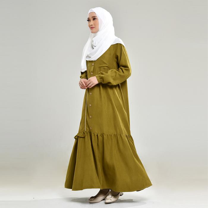 Gambar Bani Batuta - Defect Gamis Dewasa - Hadid Olive, S dari MOT.Fashionid undefined Tokopedia