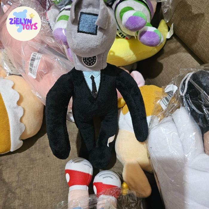 Gambar Ready Boneka Skibidi toilet 24-30cm - cctv man dari Zielyn Toys undefined Tokopedia