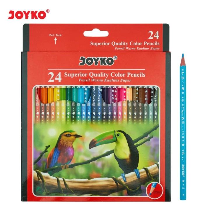 Gambar PENSIL WARNA GIOTTO STILNOVO FABER CASTELL JOYKO ISI 12 24 48 PANJANG CLASSIC WATERCOLOUR FANTASTIC COLOURS COLOR PENCIL - 24 JOYKO dari DnG.Brothers undefined Tokopedia