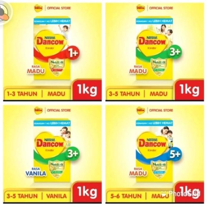 Gambar Susu Dancow 1+/3+/5+ 1Kg Madu/Vanila - 5+ Vanila 750Gr dari Baby Kids Happy Kids_NEW undefined Tokopedia