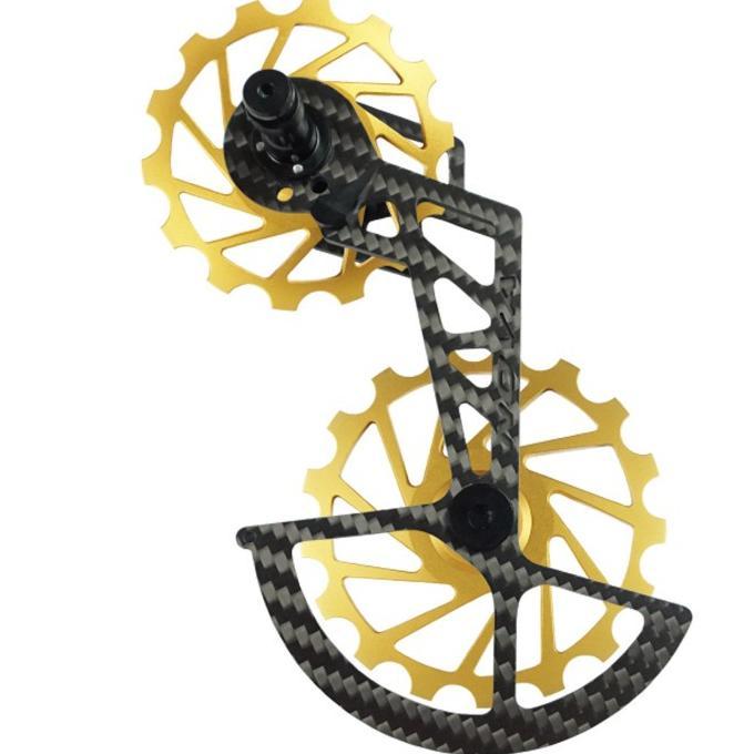 Gambar PULLEY OSPW NOVA RIDE SHIMANO R8000-R9150 14/17T CERAMIC W/CAGE - GOLD dari jokoasee undefined Tokopedia