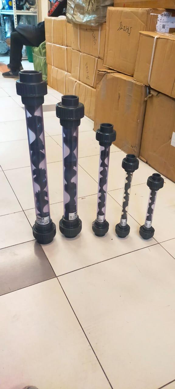 Gambar Static Mixer Bening UPVC JIS 10K Ozone Tabung Statis Mixer Generator - 2"DN50 60MM dari Ceria Jaya Mart undefined Tokopedia