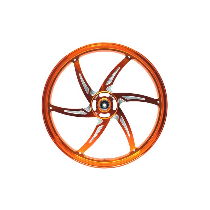 Gambar VND Velg Racing Six Star V2 140x17 & 160x17 - Jupiter Z/ Jupiter Mx Old/ Vega ZR/ FIZR - Orange dari VND Official Shop undefined Tokopedia