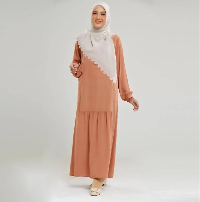 Gambar Bani Batuta - Defect Gamis Dewasa - Mazaya Peach, S dari MOT.Fashionid undefined Tokopedia