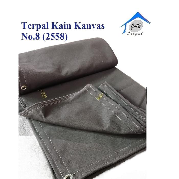 Gambar terpal kain kanvas no.8 (2558) uk.5x6m dari jaya aneka terpal undefined Tokopedia