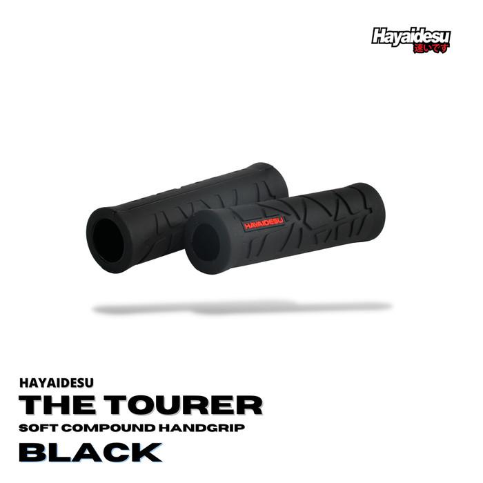 Gambar Hayaidesu Handgrip THE TOURER - Hand Grip Motor Matic NMAX , PCX , ADV , VARIO , AEROX , XMAX , BEAT , SCOOPY , MIO - Hitam dari Hayaidesu Indonesia undefined Tokopedia