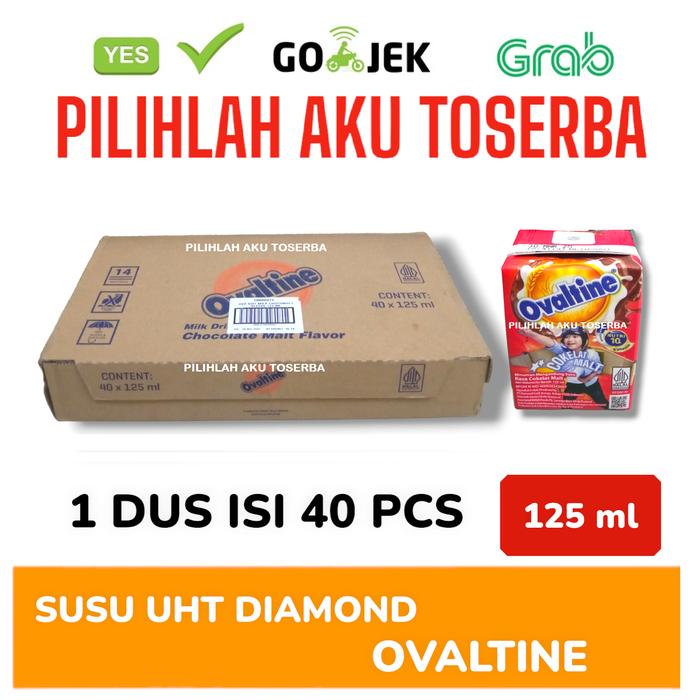 Gambar Susu OVALTINE UHT Chocolate Malt MINI 125 ml - (HARGA 1 DUS ISI 40 pcs) dari Pilihlah Aku Toserba undefined Tokopedia