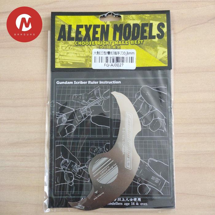 Gambar ALEXEN AJ0027 Gundam/Aircraft/ Warships 0.3mm S-Steel Scriber - Chisel Panel Line Detailing Model Kit dari mechaniSTORE Bandung undefined Tokopedia