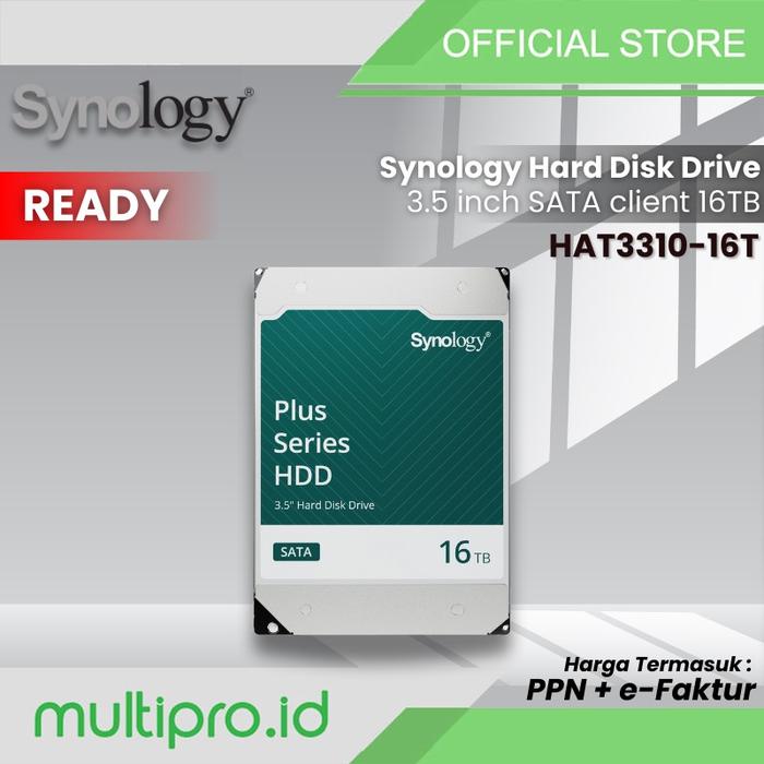 Nas Hdd Synology HAT3310-16T 16TB NAS Hard Drive - 7200 RPM, SATA