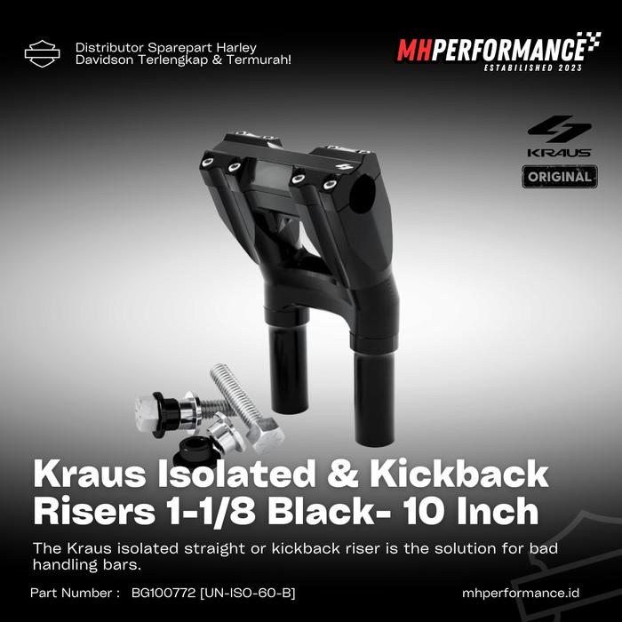 KRAUS クラウス Sandoval Open Road Kit カラー：マシン / 高さ：11.5 FLHX CVO(ストリートグライドCVO) FLHX(ストリートグライド) ハンドルキット