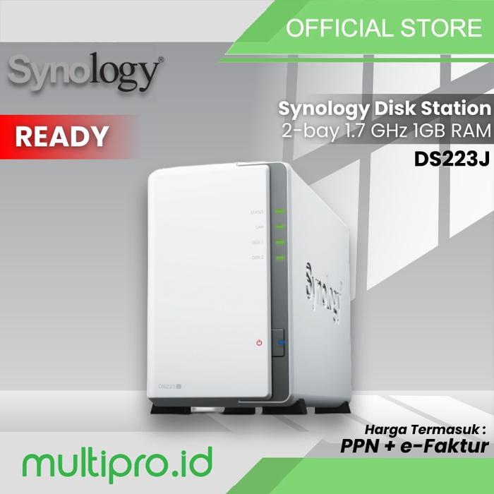 Promo Synology DS223J DiskStation 2-BAY NAS Server Storage Cloud DS ...