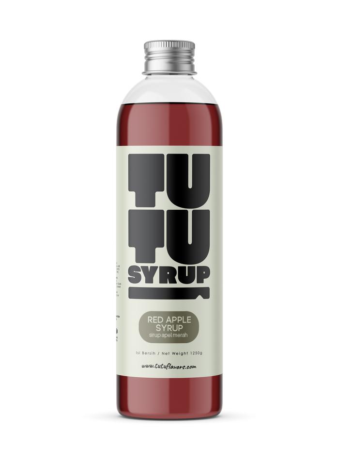 Gambar Tutu Flavors Syrup Sirup Kemasan Sampler All Variant 100ml - Red Apple dari Tutu Flavors undefined Tokopedia