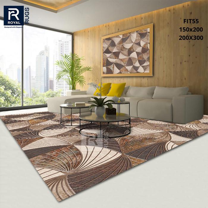 Gambar Karpet Permadani Royal Rugs 150x200 200x300 Abstrak Abstract - 150X200 FIT55 dari Decorindo Perkasa undefined Tokopedia