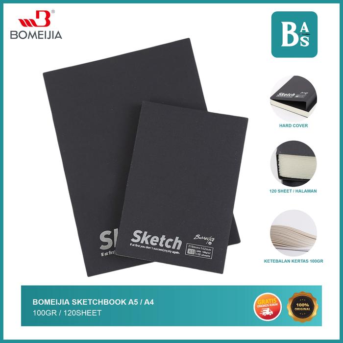 Jual Bomeijia Sketchbook A5 / A4 - A4 - Kota Denpasar - Bali