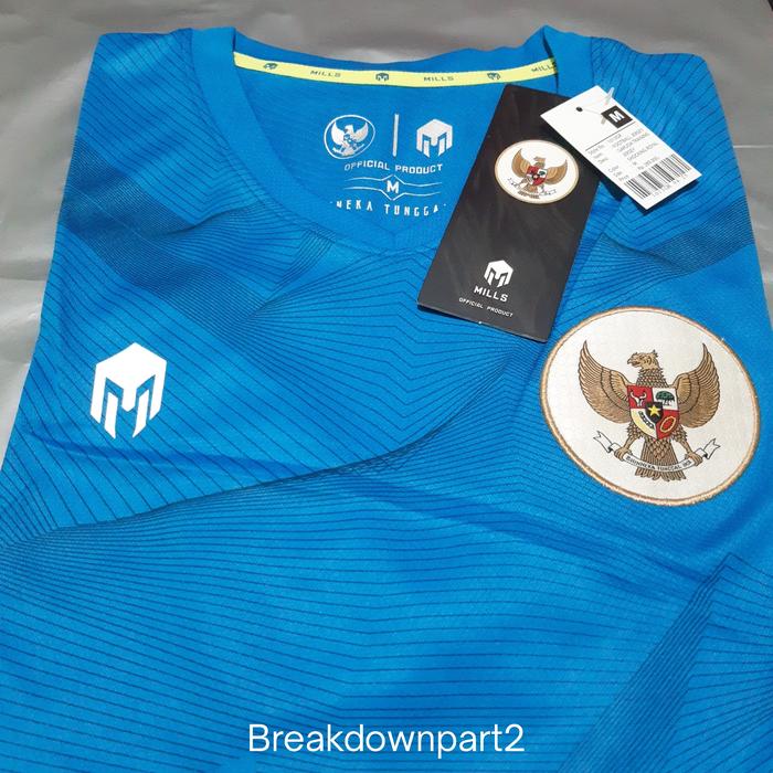 Gambar MILLS Kaos Jersey Timnas Indonesia Baju Latihan Garuda Training 1013GR Original Asli Baru Keren Promo Diskon Murah Viral Sepakbola Lari Futsal Bola - S.ROYAL.BLUE/M dari BREAKDOWNPART2 undefined Tokopedia