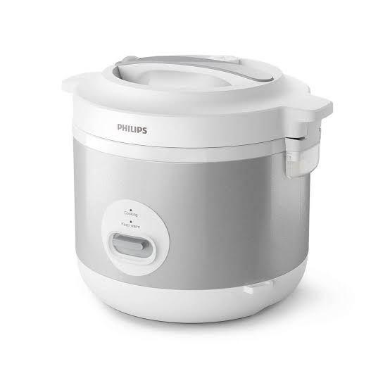 Gambar PHILIPS Rice Cooker 1.8 Liter - HD3003 - Silver dari Utama Electronic undefined Tokopedia