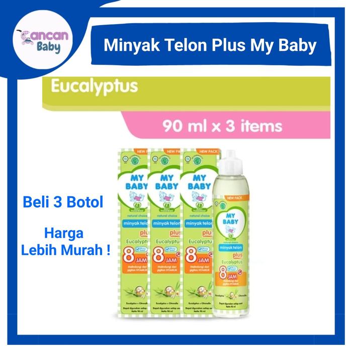 Gambar My Baby Minyak Telon Plus 90 ml Paket 3 pcs Minyak Anti Nyamuk 8 Jam dari Cancanbaby undefined Tokopedia