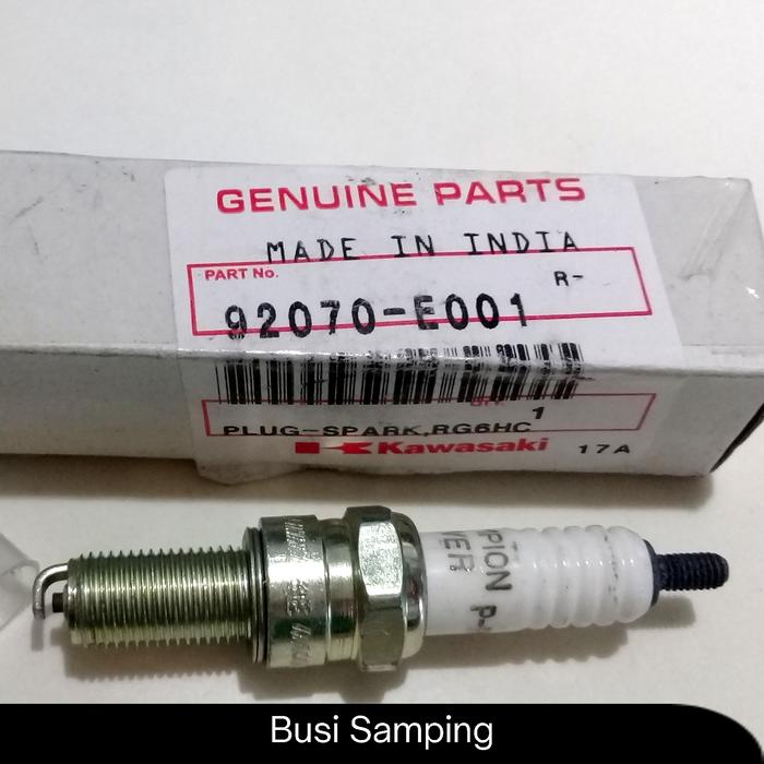 Gambar Sparkplug Busi Kawasaki pulsar 200ns Original - 92070-E001 dari J.RACESHOP undefined Tokopedia