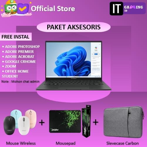 Gambar Asus Zenbook 14 OLED Q425MA Touch Core Ultra 7 155H 16GB 1TB 14.0'Full HD - PKT Aksesoris dari IT GAMING ID undefined Tokopedia