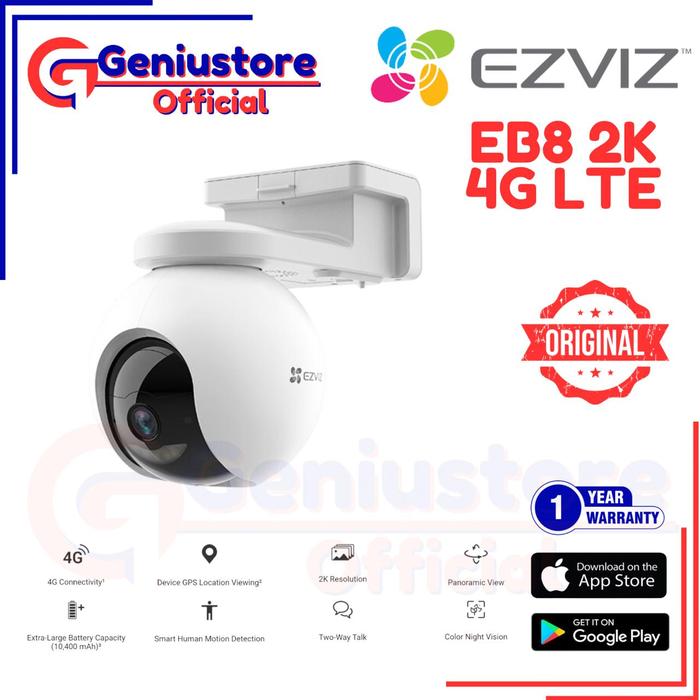 Eb8 Jual EZVIZ EB8 4G 2K 3MP Smart Home IP Camera CCTV Outdoor Battery Cam ...