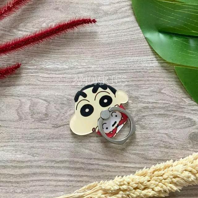 Gambar IRing Anime Crayon Shinchan Cincin Handphone / Holder Casing / Ring - Sinchan 3 dari Amorries undefined Tokopedia