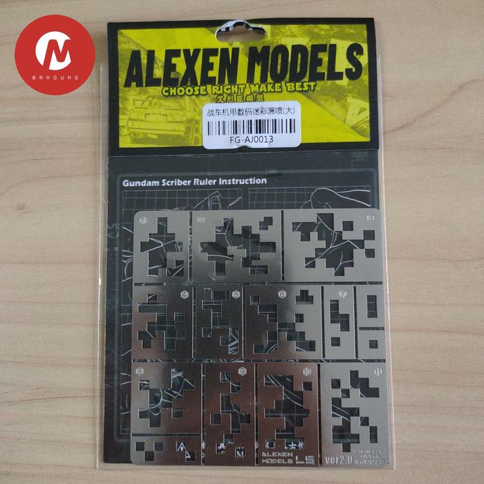 Gambar ALEXEN AJ0013 Chinese PLA 99a MBT Digital Comouflage Airbrush Stencil - Military Tank Pesawat Gunpla Model Kit dari mechaniSTORE Bandung undefined Tokopedia