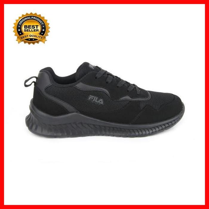 Gambar [PROMO] - FILA SEPATU ANAK LAKI-LAKI KIND - ALL BLACK PREMIUN - 35 dari Aangsop undefined Tokopedia