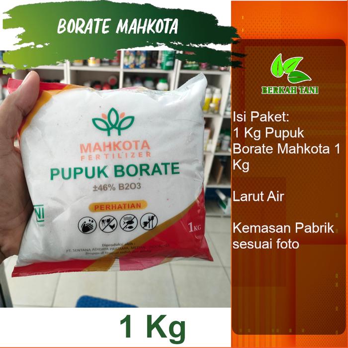 Gambar Pupuk Borate Mahkota 1 Kg Pupuk Borat Pupuk Boron Elborato 46 Persen dari berkahtani10 undefined Tokopedia