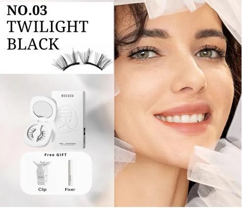 Gambar WOSADO Magnetic Eyelash Bulu Mata Include Eyelash Fixer - TWILIGHT BLACK dari Smilling Baby El Chikako undefined Tokopedia