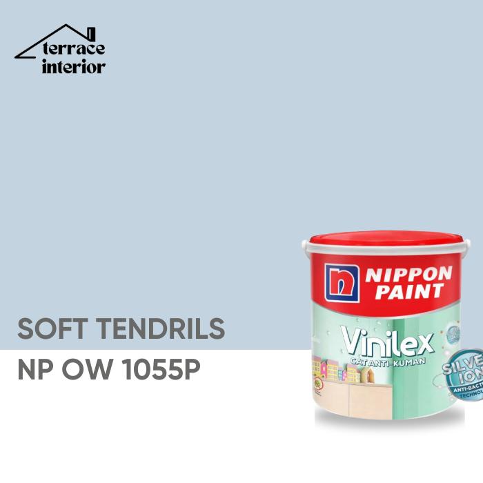 Gambar Cat Tembok Vinilex Silver Ion Nippon Paint Interior Warna Blue 25kg - SOFT TENDRILS dari Terrace Interior undefined Tokopedia