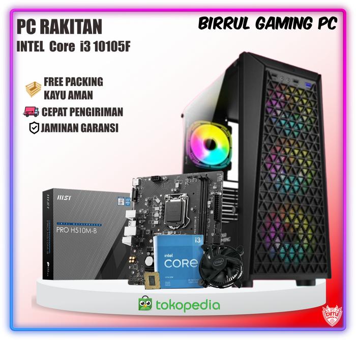 Jual Pc Gaming Core i3 10105F I Ram 16Gb I Ssd 256Gb I 500Gb I Gtx