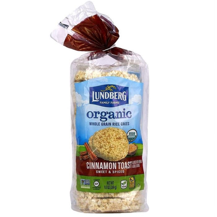 Gambar LUNDBERG Organic Whole Grain Rice Cakes Cinnamon Toast 269g dari Likona Shop undefined Tokopedia