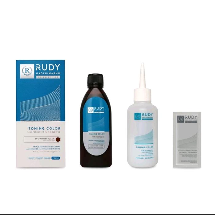 Gambar Rudy Hadisuwarno Toning Rambut - Hitamkecoklatan dari D.Whale Cos NEW undefined Tokopedia