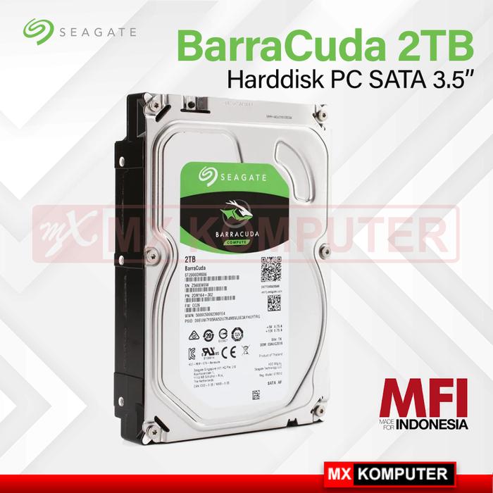 Gambar Seagate PC Barracuda 2TB 3.5" HDD/ HD/ Hardisk/ Harddisk Internal dari MXKomputer_NEW undefined Tokopedia
