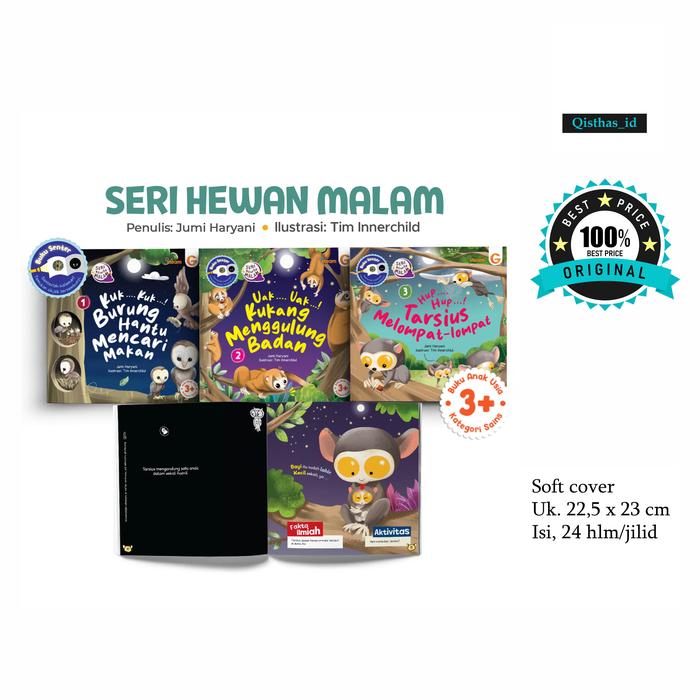 Gambar 1 Set Seri Hewan Malam - Gema Insani dari Qisthas undefined Tokopedia